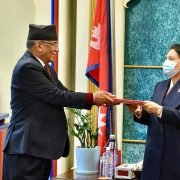 प्रचण्ड प्रधानमन्त्रीमा नियुक्त, शपथ भोलि