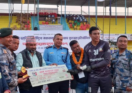मकवानपुर गोल्डकप- आर्मीलाई हराउदै एपिएफ सेमिफाइनलमा