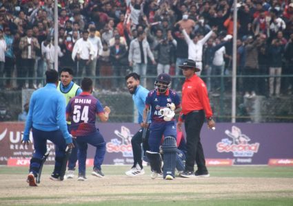 यूएईलाई हराउँदै नेपाल विश्वकप छनोटमा