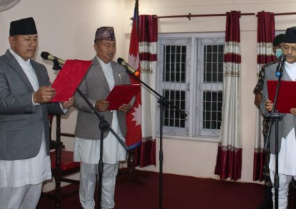 बागमतीमा नवनियुक्त दुई मन्त्रीद्वारा शपथ ग्रहण