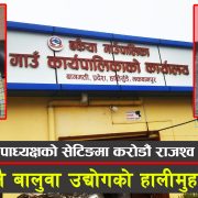 बकैया गाउँपालिका अध्यक्ष र उपाध्यक्षको मिलेमतोमा झन्डै ३ करोड राजश्व हिनामिना  