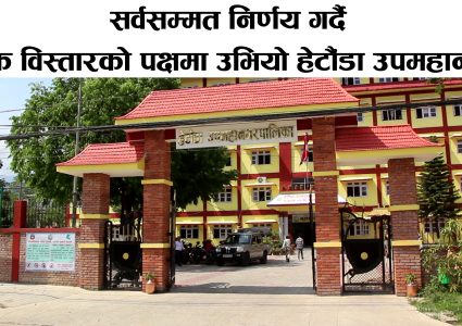 हेटौंडा सडक विस्तारको पक्षमा हेटौंडा उपमहानगरपालिका, सर्वसम्मत निर्णय